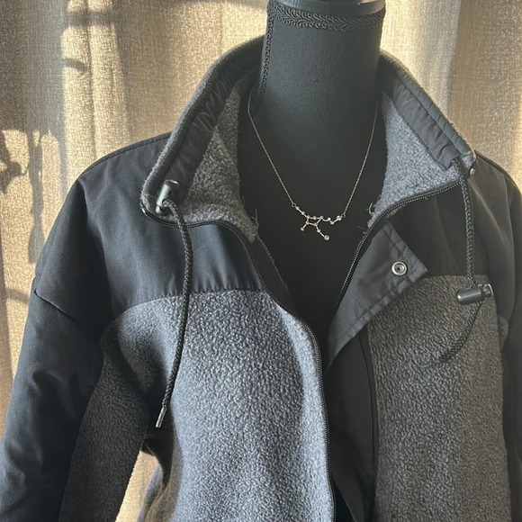 Gray and Black Hilton Zip Up - Picture 2 of 4